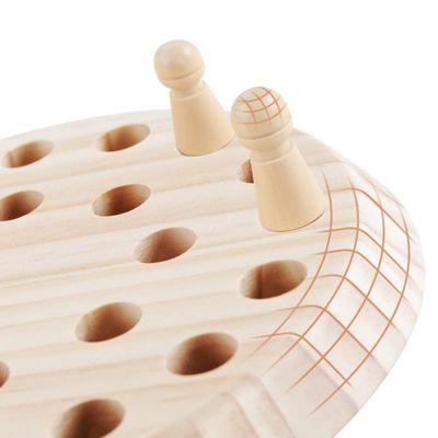 el bebé de madera de los 5.5cm Montessori juega el juego de ajedrez del Matchstick de la memoria