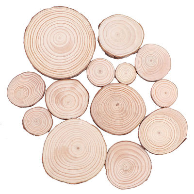La madera natural inacabada del 16CM corta artes de madera de los discos