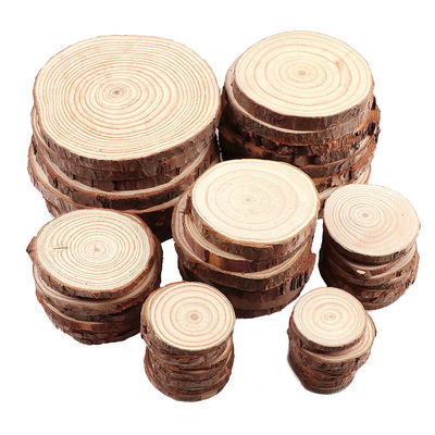 La madera natural inacabada del 16CM corta artes de madera de los discos