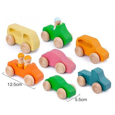 La roca de madera de Coral Earth Wooden Blocks Toys fijó el juguete de madera natural de equilibrio de los bloques