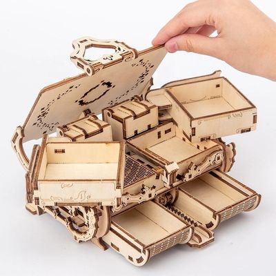 Rompecabezas mecánicos de madera 3d de los rompecabezas de madera mecánicos de la personalidad los 3.94in