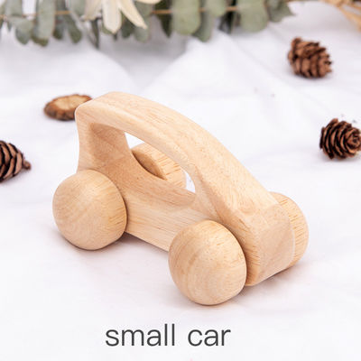 Coche de madera unisex ISO9001 Toy Police Montessori de la haya