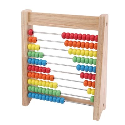 Gotas de cuenta de madera de madera de Toy Rainbow los 7cm de la matemáticas del ábaco aritmético