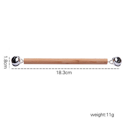 El gráfico confunde 7Pc Teether de madera para el anillo de dentición de madera del bebé