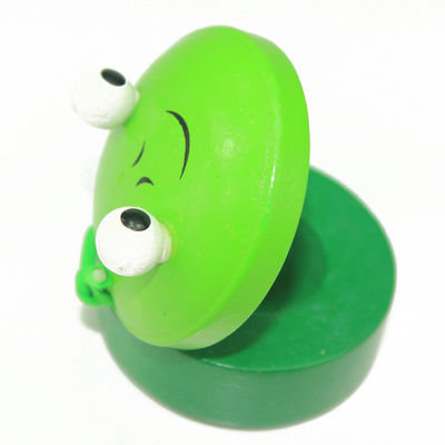 Chapaleta de madera Toy Handle Musical Instruments de las castañuelas los 2.5cm