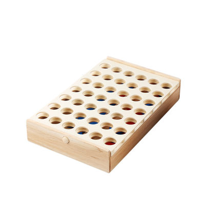 Los pedazos de ajedrez los 4cm de madera educativos de la fila fijaron el regalo de cumpleaños de los niños