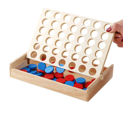 Los pedazos de ajedrez los 4cm de madera educativos de la fila fijaron el regalo de cumpleaños de los niños