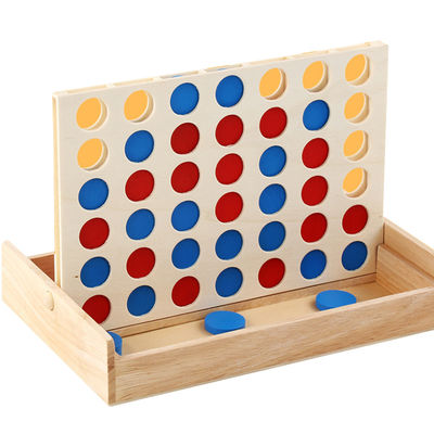 Los pedazos de ajedrez los 4cm de madera educativos de la fila fijaron el regalo de cumpleaños de los niños