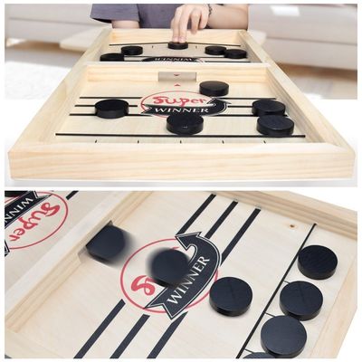 Puck Unisex Wooden Chess Pieces envejece hockey de madera de la honda 4