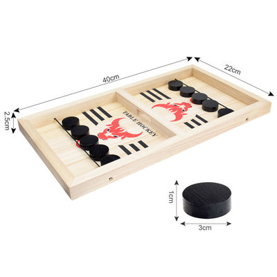 Puck Unisex Wooden Chess Pieces envejece hockey de madera de la honda 4