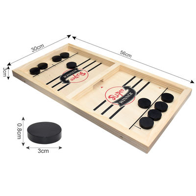 Puck Unisex Wooden Chess Pieces envejece hockey de madera de la honda 4