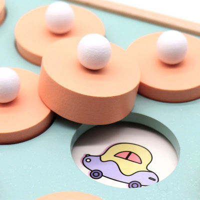 Juguete unisex del ajedrez del juego del rompecabezas del partido de la memoria de Montessori 3D
