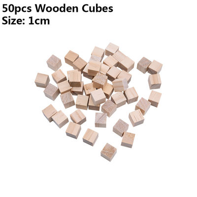 Bloques cuadrados de madera de los artes de madera inacabados del pino el 1.5cm del árbol