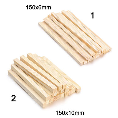 Contando los artes de madera inacabados 30Pcs ajustan Roces de madera