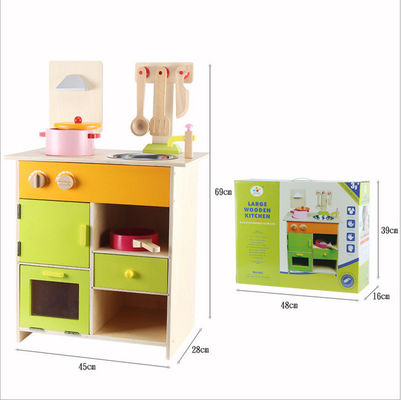 la cocina miniatura de madera de los 69cm fijó la cocina de madera de los 48cm Minnie Mouse