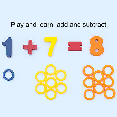 El bebé de madera educativo de Montessori de la pesca de la matemáticas juega el 15cm