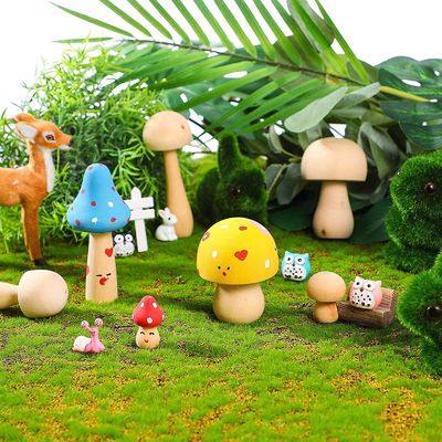 La seta de madera inacabada natural de la clavija los 3cm juega 2,55 en pintada de los niños