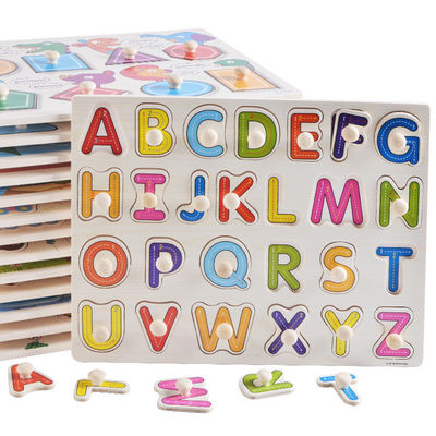 Juguetes educativos de madera de los rompecabezas animales el 15cm de madera unisex