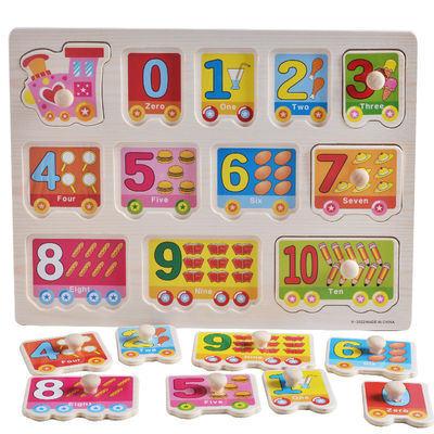 Juguetes educativos de madera de los rompecabezas animales el 15cm de madera unisex