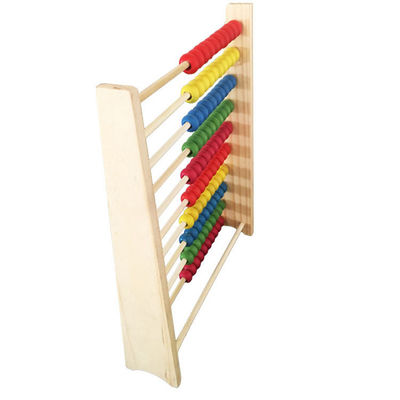 Calcule la matemáticas de madera Toy Counting Beads Toy Abacus de los 26Cm educativo