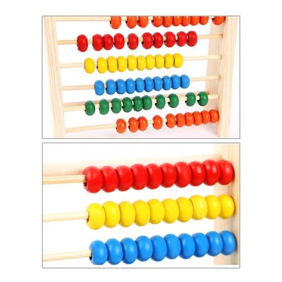 Calcule la matemáticas de madera Toy Counting Beads Toy Abacus de los 26Cm educativo