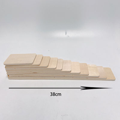 El arco iris los 35.5cm coloreó al bebé grande de las unidades de creación de madera