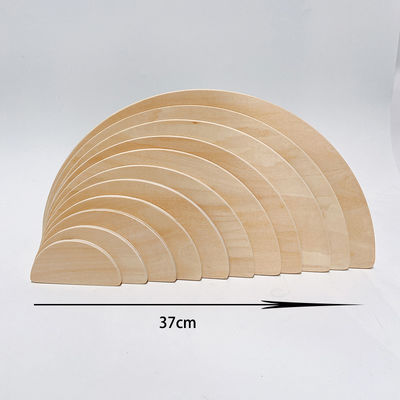 El arco iris los 35.5cm coloreó al bebé grande de las unidades de creación de madera