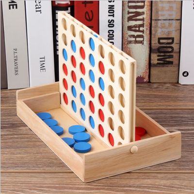 Los pedazos de ajedrez los 4cm de madera educativos de la fila fijaron el regalo de cumpleaños de los niños