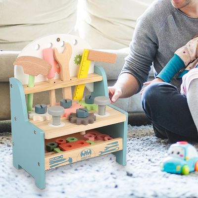 Herramientas del banco de trabajo de InteractiveWooden del niño del padre para el desarrollo de la inteligencia