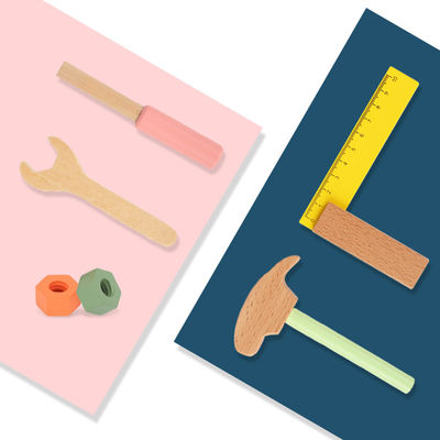 Herramientas del banco de trabajo de InteractiveWooden del niño del padre para el desarrollo de la inteligencia
