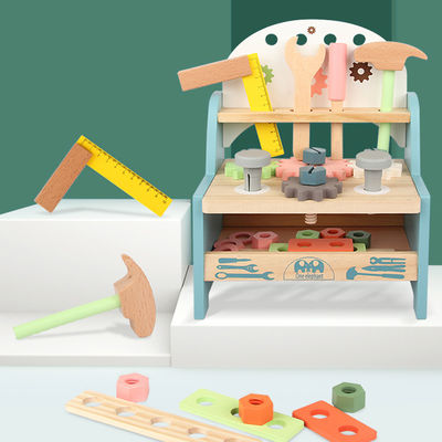 Herramientas del banco de trabajo de InteractiveWooden del niño del padre para el desarrollo de la inteligencia