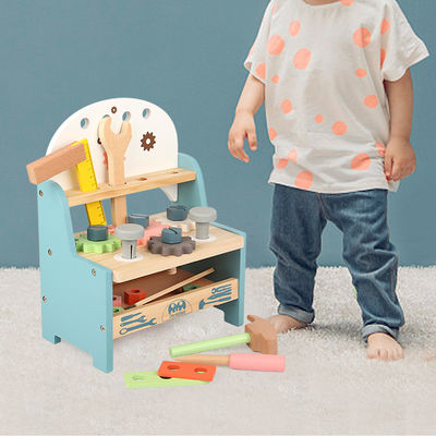 Herramientas del banco de trabajo de InteractiveWooden del niño del padre para el desarrollo de la inteligencia