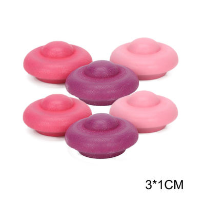 juguetes de madera educativos de Montessori del apilador del arco iris 6pcs