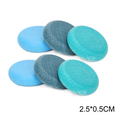juguetes de madera educativos de Montessori del apilador del arco iris 6pcs
