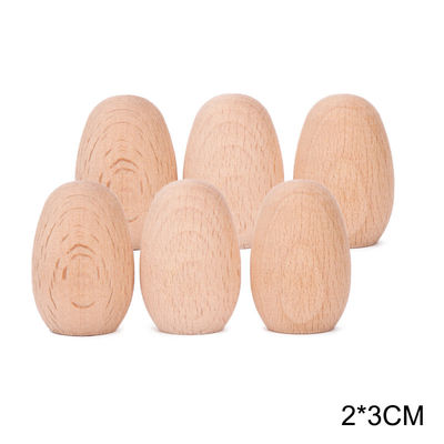 juguetes de madera educativos de Montessori del apilador del arco iris 6pcs
