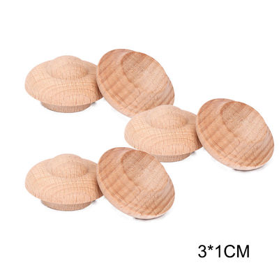 juguetes de madera educativos de Montessori del apilador del arco iris 6pcs