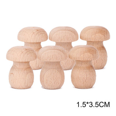 juguetes de madera educativos de Montessori del apilador del arco iris 6pcs