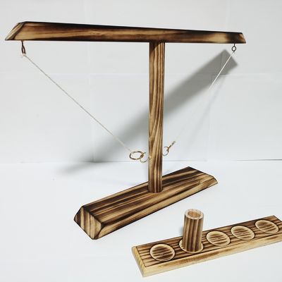 Juguetes de madera Handcrafted interactivos establecidos el paso rápidos del partido para la barra