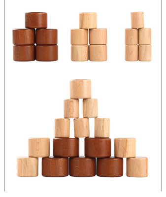 Unidades de creación de madera de la balanza de la luna de Montessori de los niños
