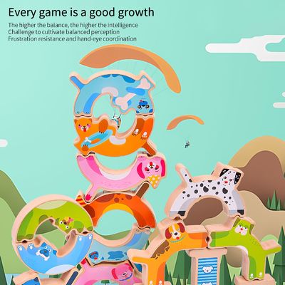 Juegos animales de la balanza del perro educativo de la luna del ODM para los niños