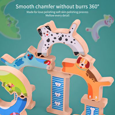 Juegos animales de la balanza del perro educativo de la luna del ODM para los niños