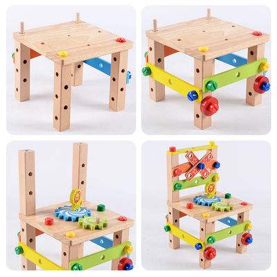 Silla de madera Toy With Water Based Painted de los niños de Montessori