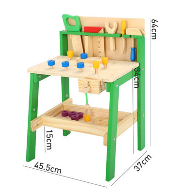 Tabla de madera de la herramienta de la simulación de los niños desmontables multifuncionales