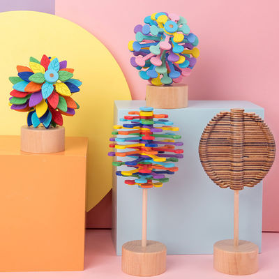 Juguetes de Marca Dragon Color Montessori Wooden Decompression