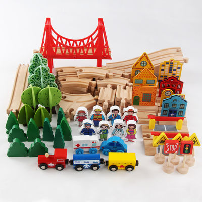 Constructor Wooden Board Game de Mini Wooden 88pcs City Road