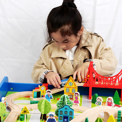 Constructor Wooden Board Game de Mini Wooden 88pcs City Road