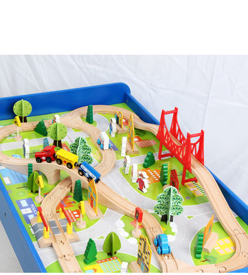 Constructor Wooden Board Game de Mini Wooden 88pcs City Road