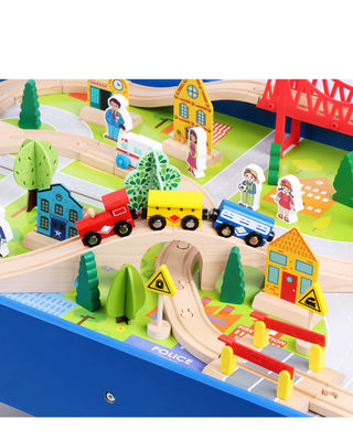 Constructor Wooden Board Game de Mini Wooden 88pcs City Road