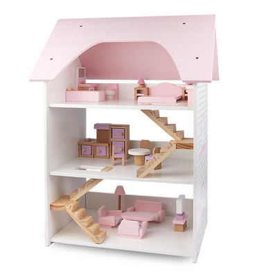 Niños a base de agua de Mini Wooden Simulation House For de la capa