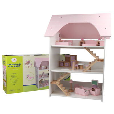 Niños a base de agua de Mini Wooden Simulation House For de la capa